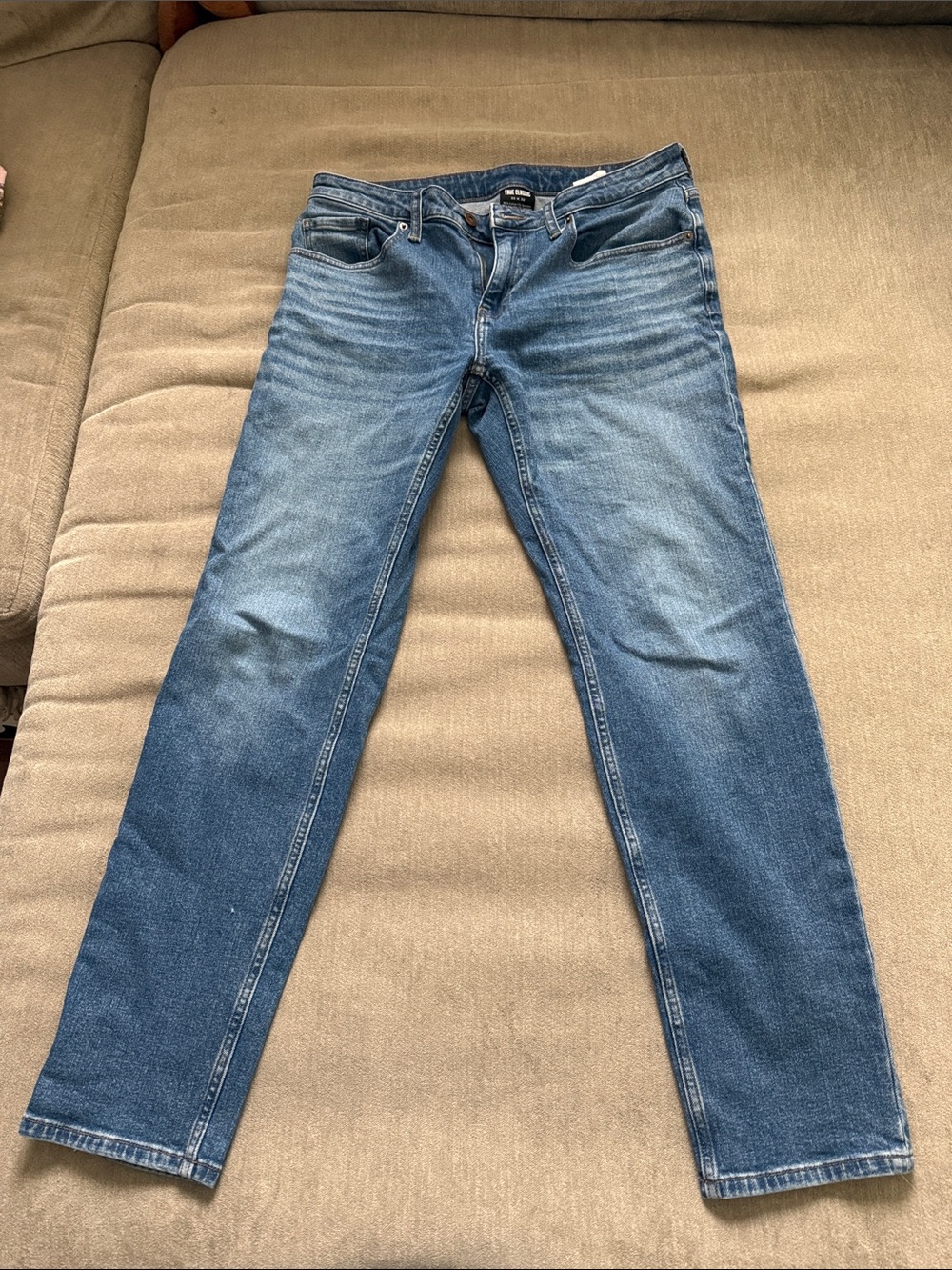 Men's Slim Jeans - Blue - Unbranded